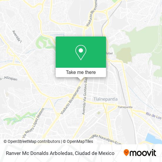 Ranver Mc Donalds Arboledas map