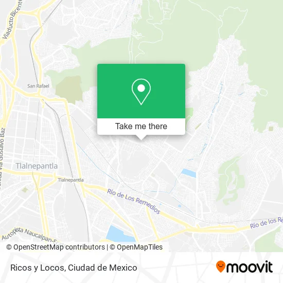 Ricos y Locos map