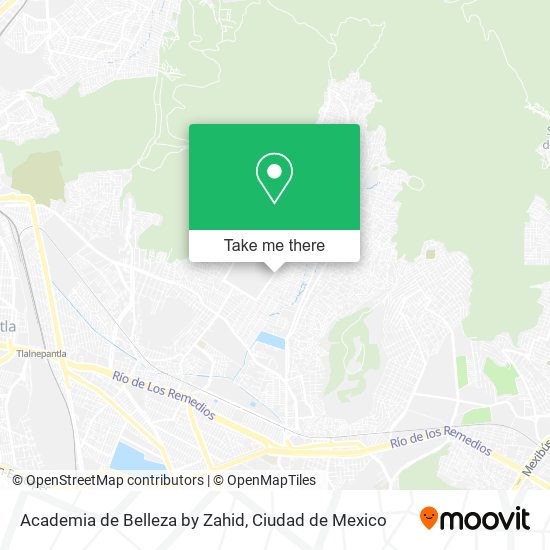 Academia de Belleza by Zahid map