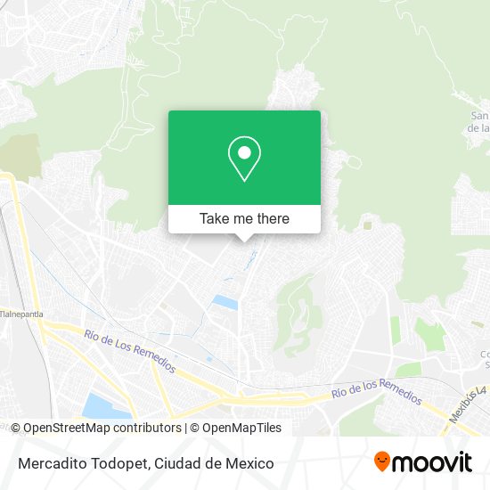 Mercadito Todopet map