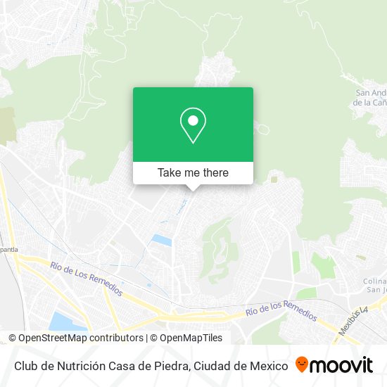 Club de Nutrición Casa de Piedra map