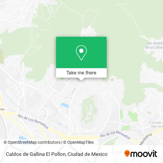 Caldos de Gallina El Pollon map