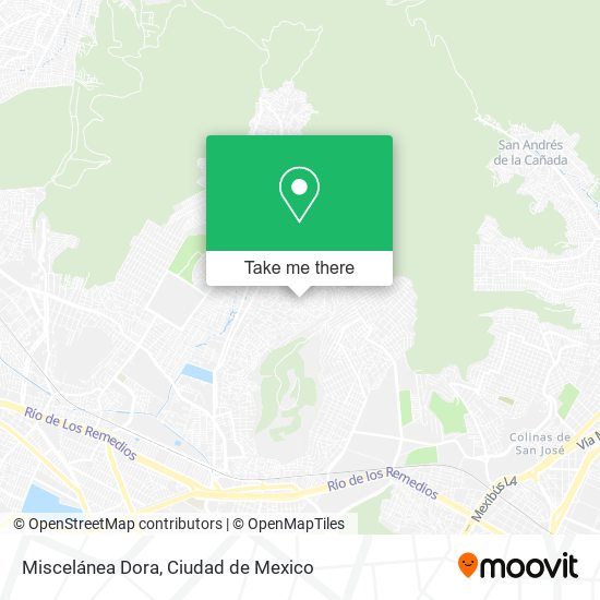 Miscelánea Dora map