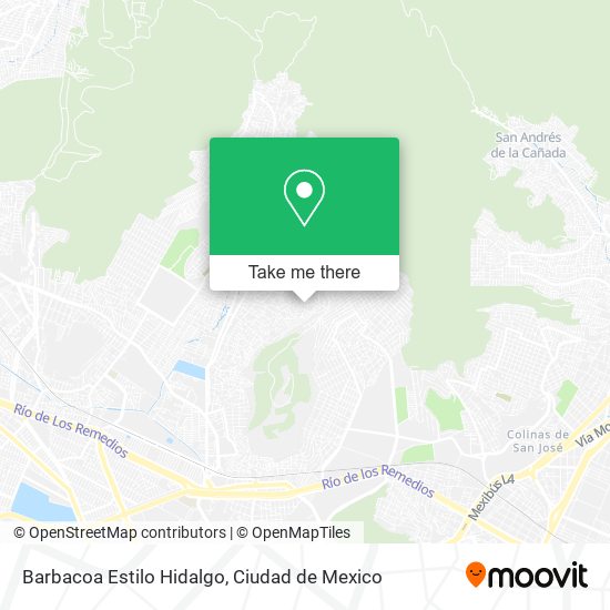 Barbacoa Estilo Hidalgo map