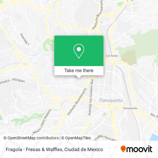 Fragola - Fresas & Waffles map