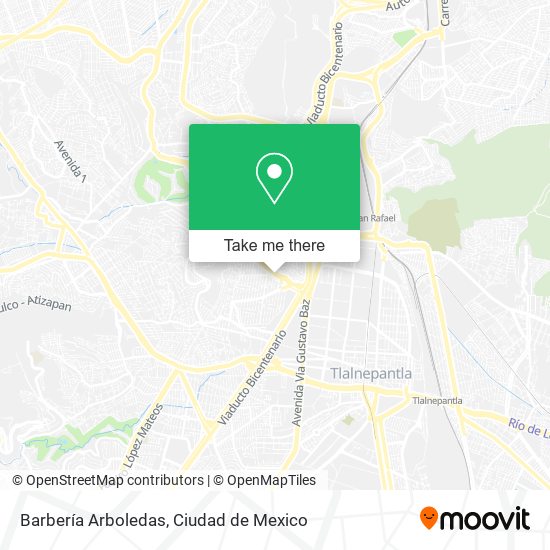 Barbería Arboledas map