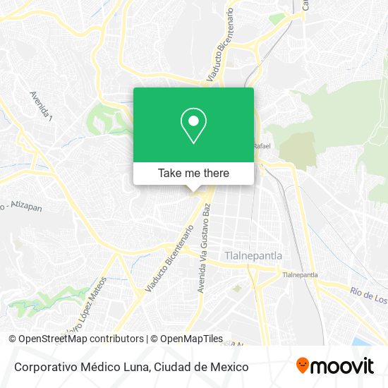 Mapa de Corporativo Médico Luna