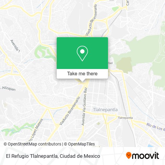 El Refugio Tlalnepantla map