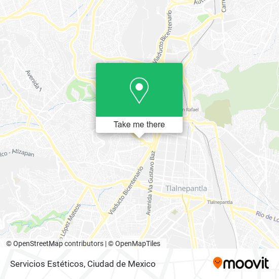 Mapa de Servicios Estéticos