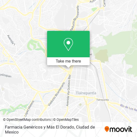 Farmacia Genéricos y Más El Dorado map
