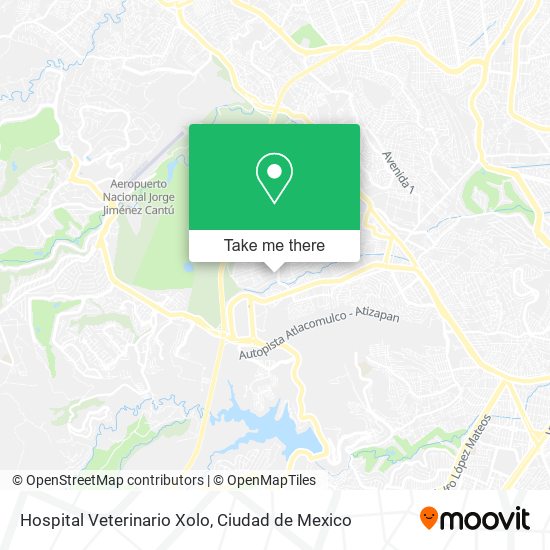 Hospital Veterinario Xolo map