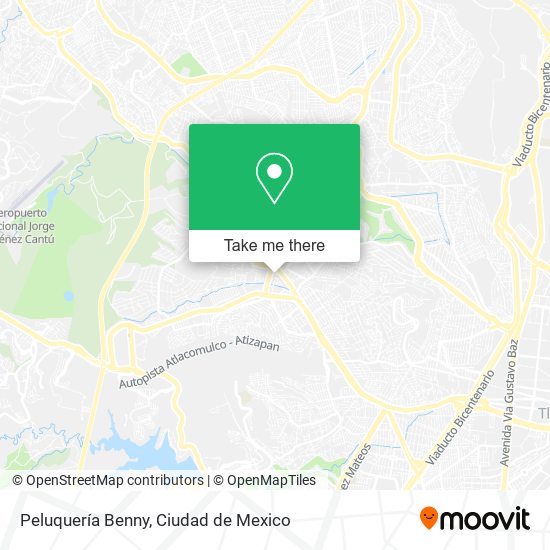 Peluquería Benny map