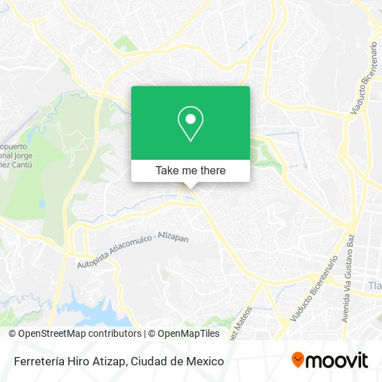 Ferretería Hiro Atizap map