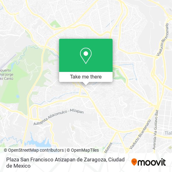 Mapa de Plaza San Francisco Atizapan de Zaragoza