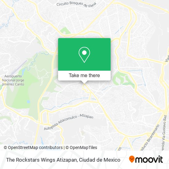 The Rockstars Wings Atizapan map