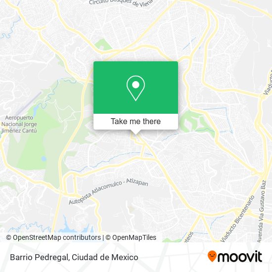 Barrio Pedregal map