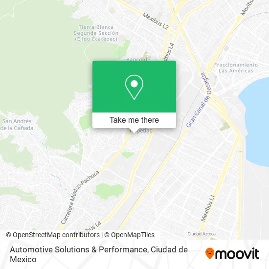 Mapa de Automotive Solutions & Performance