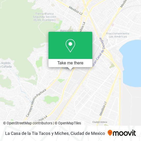 La Casa de la Tía Tacos y Miches map