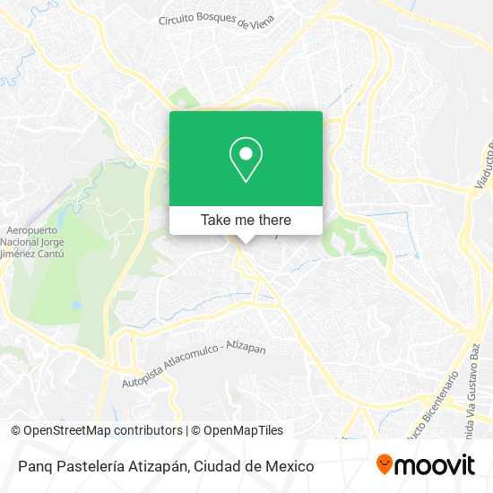 Panq Pastelería Atizapán map