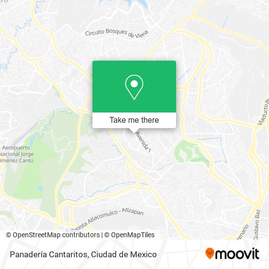 Panadería Cantaritos map
