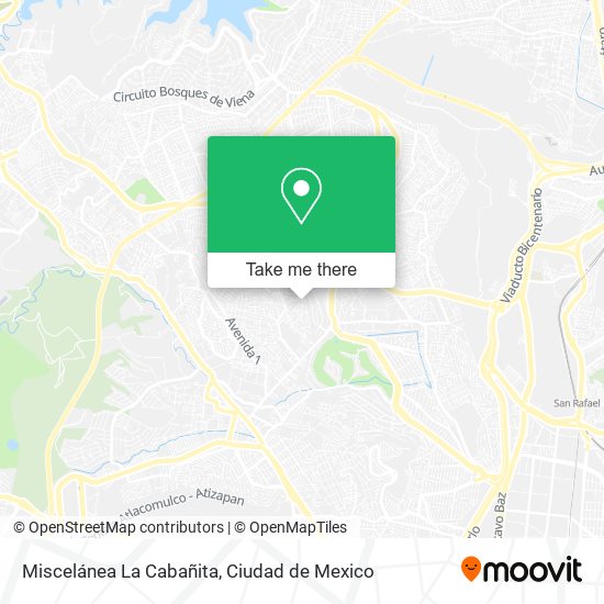 Miscelánea La Cabañita map