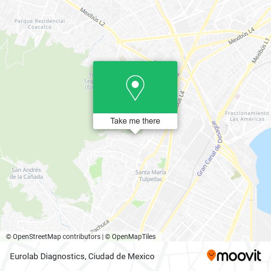 Mapa de Eurolab Diagnostics