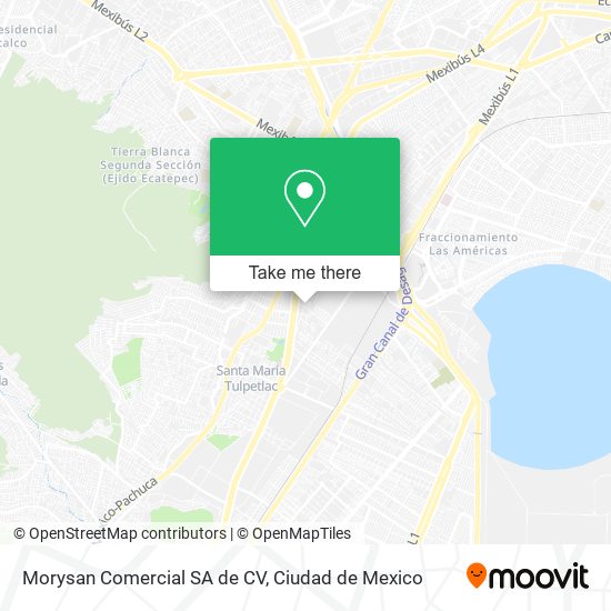 Morysan Comercial SA de CV map