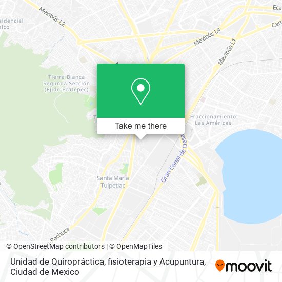 Unidad de Quiropráctica, fisioterapia y Acupuntura map