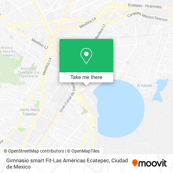 Gimnasio smart Fit-Las Américas Ecatepec map