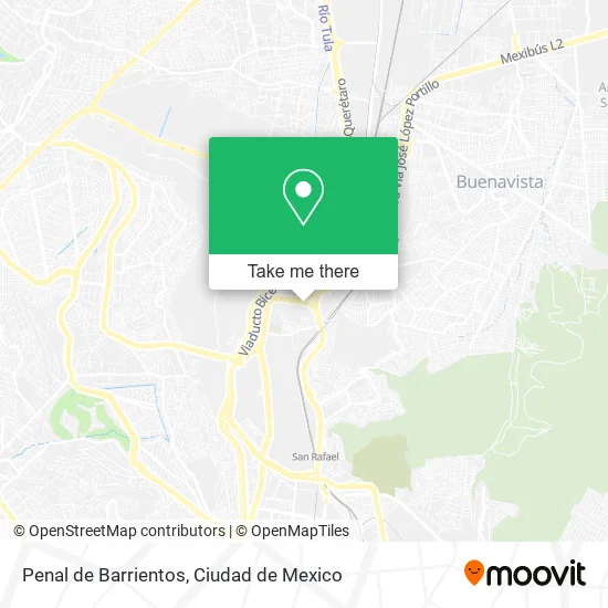Mapa de Penal de Barrientos