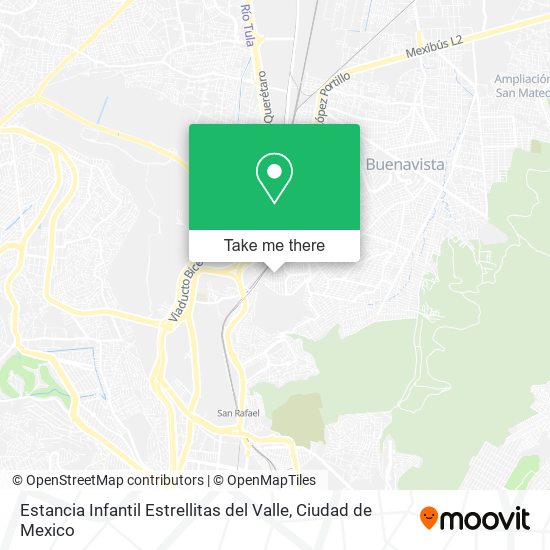 Mapa de Estancia Infantil Estrellitas del Valle