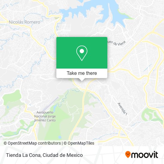 Mapa de Tienda La Cona