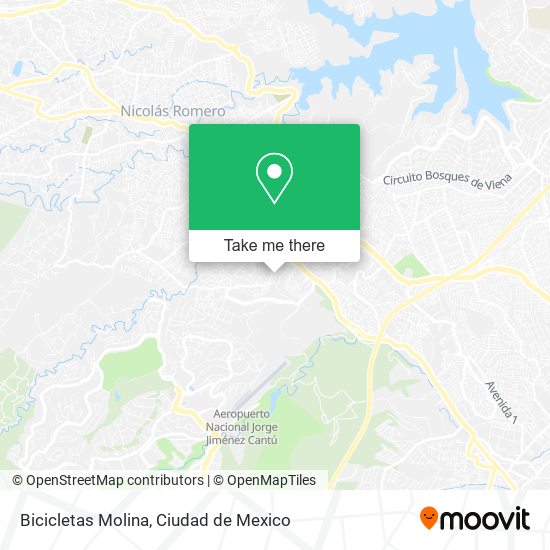 Bicicletas Molina map
