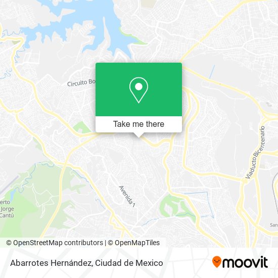 Abarrotes Hernández map