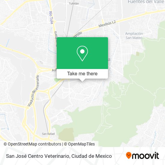 Mapa de San José Centro Veterinario