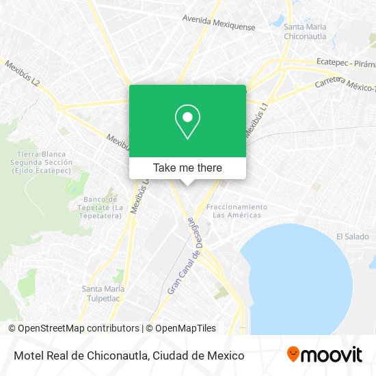 Mapa de Motel Real de Chiconautla