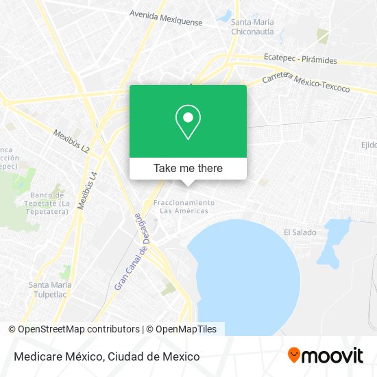 Medicare México map