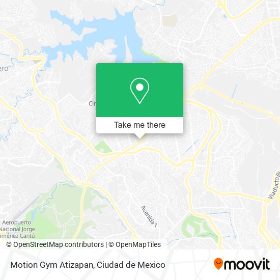 Mapa de Motion Gym Atizapan