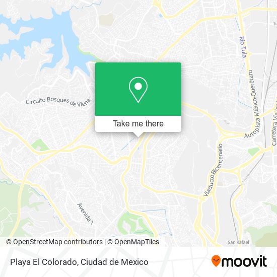 Playa El Colorado map