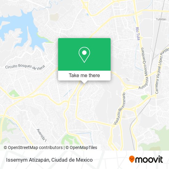 Mapa de Issemym Atizapán