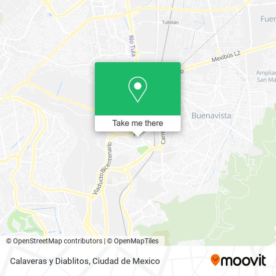 Mapa de Calaveras y Diablitos