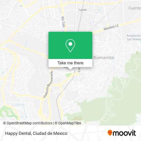 Mapa de Happy Dental