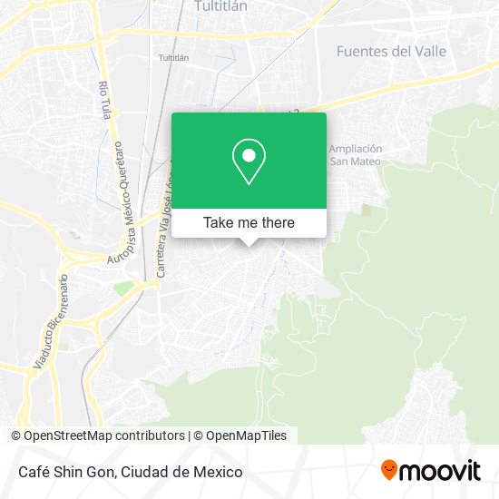 Mapa de Café Shin Gon