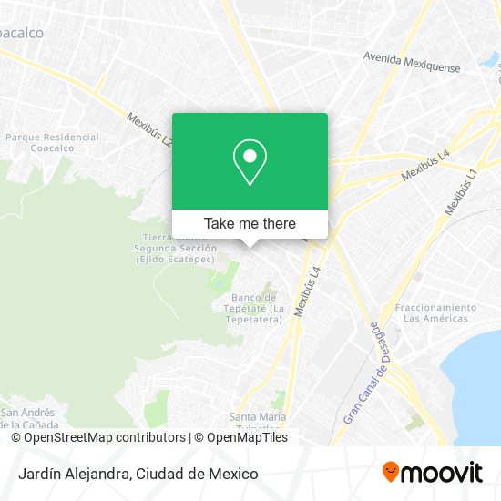 Jardín Alejandra map