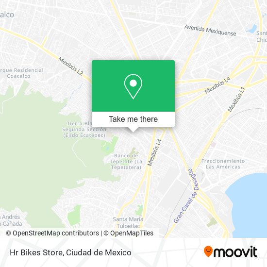 Hr Bikes Store map