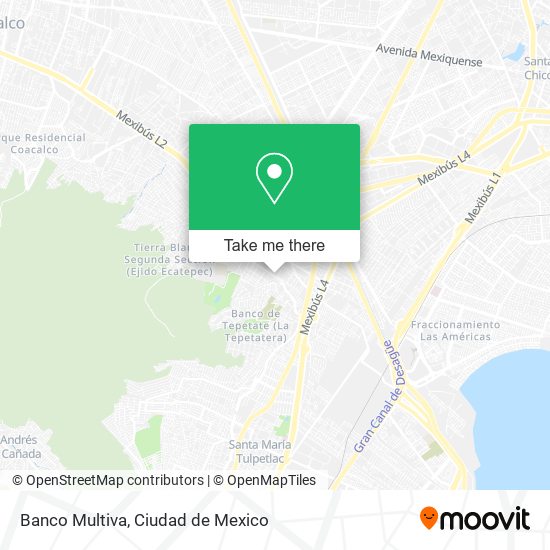 Banco Multiva map