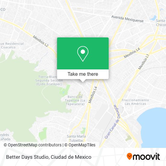 Mapa de Better Days Studio
