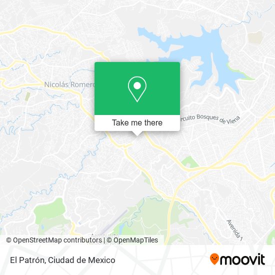 El Patrón map