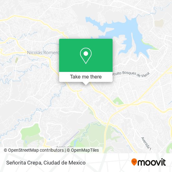 Señorita Crepa map