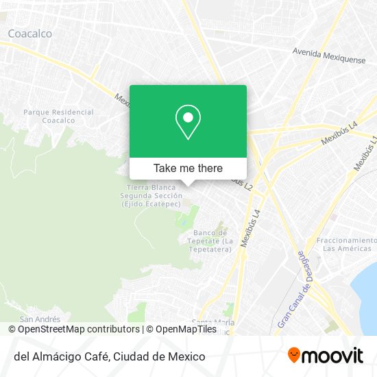 Mapa de del Almácigo Café